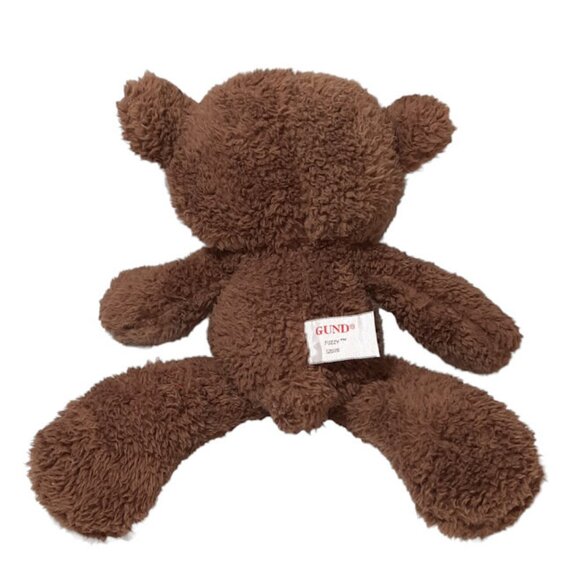 GUND Fuzzy Brown Teddy Bear #320115 Stuffed Plush Bean Bag Toy 14" - Picture 4 of 6